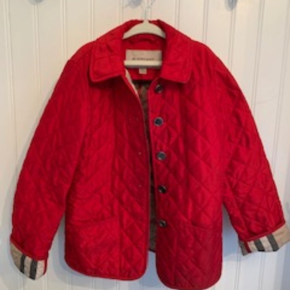 Burberry Quilted Jacket Size 8